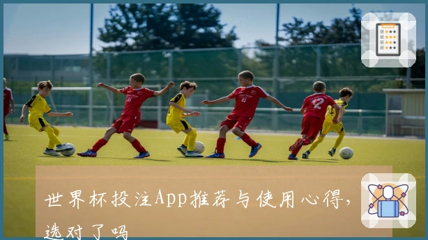 世界杯投注App推荐与使用心得，你选对了吗