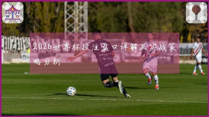 2026世界杯投注盘口详解及实战策略分析